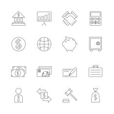 Finance Icons Set N10