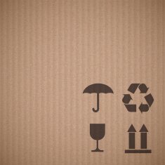 Texture of cardboard