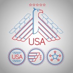 Made in the USA Symbol with American color N2