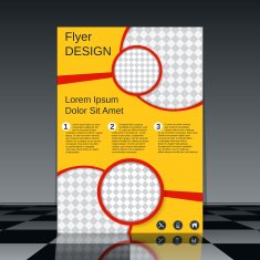 Business flyer vector template N24