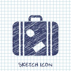 Luggage vector icon N7