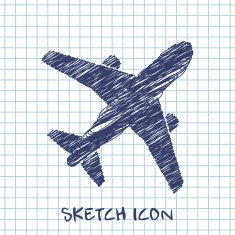 Airplane vector icon N9