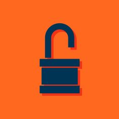 icon of opened padlock N2