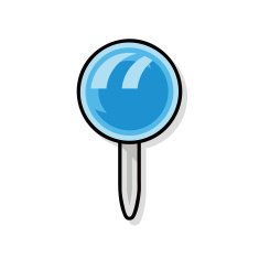 pushpin doodle