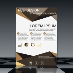 Brochure cover vector template N21