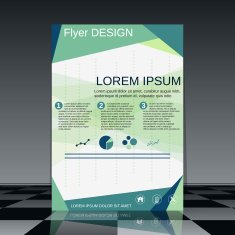 Brochure cover vector template N24