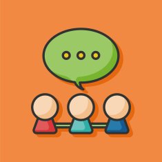office conversation icon