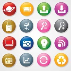 Universal web icon set for Web & Mobile N3