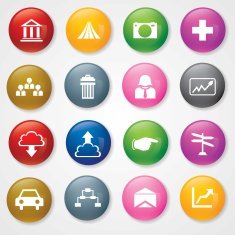 Universal web icon set for Web & Mobile N10
