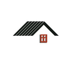 Simple architectural construction house abstract vector symbol