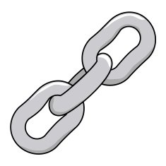 metallic chain