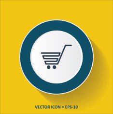 Vector shopping cart icon