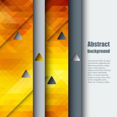 Brochure template with abstract background N2