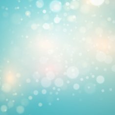 Abstract blue circular bokeh background Vector illustration