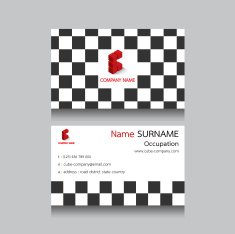 geometry business name card