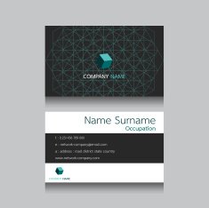 technology business name card