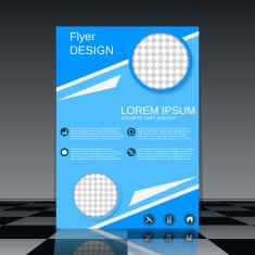 Brochure cover abstract design N33