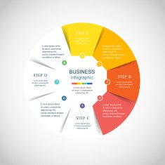 Vector circle infographic N20