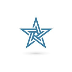 Abstract star icon design template elements N3