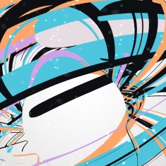 Abstract dynamic illustration N2