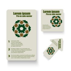 Brochures design for social infographic diagram presentation N7