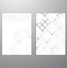 Vector white squares Abstract background