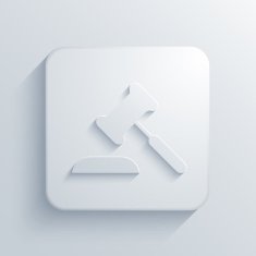 Vector modern courthouse light icon