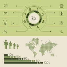 Vector elements of infographics N2