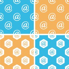 Email sign pattern set colored