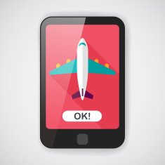 Transportation airplane flat icon with long shadow eps10 N9