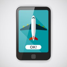 Transportation airplane flat icon with long shadow eps10 N12