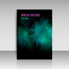 Abstract modern cover report brochure flyer template N4