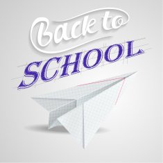 Paper plane Back to school N2