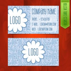 Business card for a florist