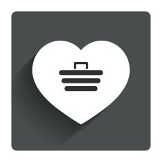 Love Shopping Cart sign icon Online buying N2