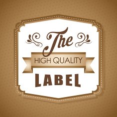 Vintage and retro label design N11