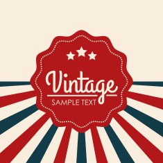 Vintage and retro label design N15