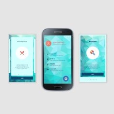 Mobile Screens User Interface Kit Modern user interface UX UI N27