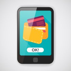 shopping wallet flat icon with long shadow eps10 N7