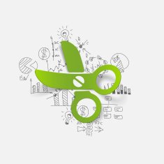 Drawing business formulas scissors N4 free image download