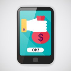 person holding money flat icon with long shadow eps10 N7
