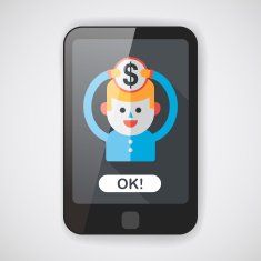 person holding money flat icon with long shadow eps10 N9