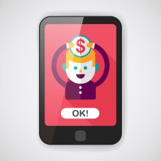 person holding money flat icon with long shadow eps10 N10