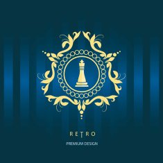 Chess king Symbol for web and mobile applications