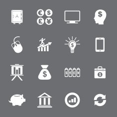 Finance and business icon set N40