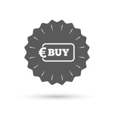 Buy sign icon Online buying Euro button