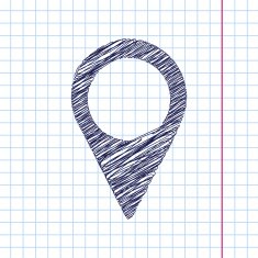 Vector navigation icon Eps10