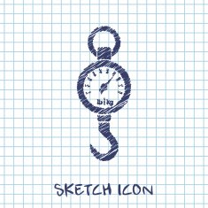Icon mechanical kitchen scales