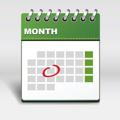 Calendar icon green