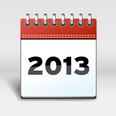 Calendar with 2013